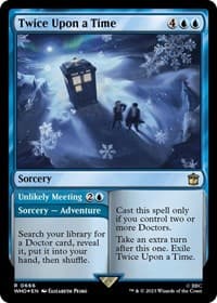 Twice Upon a Time (Surge Foil) - Universes Beyond: Doctor Who - Magic: The Gathering card