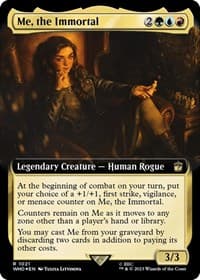 Me, the Immortal (Extended Art) (Surge Foil) - Universes Beyond: Doctor Who - Magic: The Gathering card