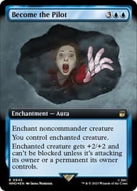 Become the Pilot (Extended Art) (Surge Foil) - Universes Beyond: Doctor Who - Magic: The Gathering card