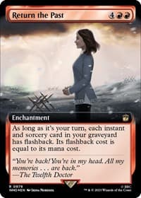 Return the Past (Extended Art) (Surge Foil) - Universes Beyond: Doctor Who - Magic: The Gathering card