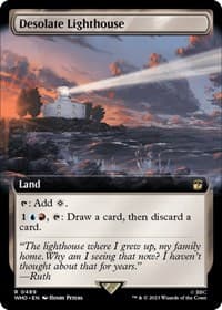 Desolate Lighthouse (Extended Art) - Universes Beyond: Doctor Who - Magic: The Gathering card