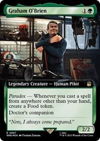 Graham O'Brien (Extended Art) (Surge Foil) - Universes Beyond: Doctor Who - Magic: The Gathering card