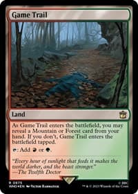Game Trail (Surge Foil) - Universes Beyond: Doctor Who - Magic: The Gathering card