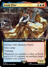 Jenny Flint (Extended Art) (Surge Foil) - Universes Beyond: Doctor Who - Magic: The Gathering card