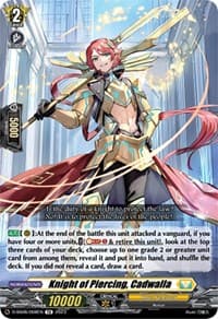 Knight of Piercing, Cadwalla - D-SS06: Stand Up Deckset "Gramgrace" - Cardfight Vanguard card