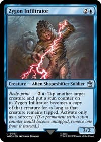 Zygon Infiltrator - Universes Beyond: Doctor Who - Magic: The Gathering card
