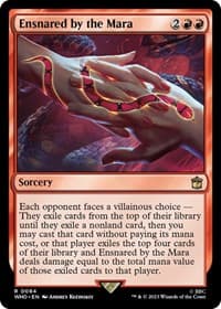 Ensnared by the Mara - Universes Beyond: Doctor Who - Magic: The Gathering card