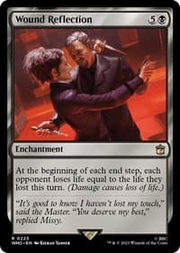 Wound Reflection - Universes Beyond: Doctor Who - Magic: The Gathering card