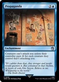 Propaganda - Universes Beyond: Doctor Who - Magic: The Gathering card