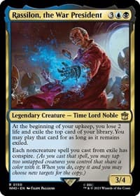 Rassilon, the War President - Universes Beyond: Doctor Who - Magic: The Gathering card