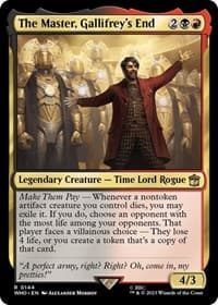 The Master, Gallifrey's End - Universes Beyond: Doctor Who - Magic: The Gathering card