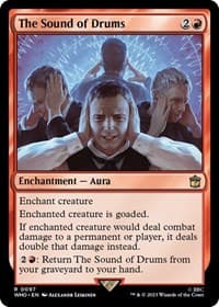The Sound of Drums - Universes Beyond: Doctor Who - Magic: The Gathering card
