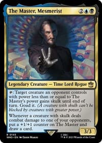 The Master, Mesmerist - Universes Beyond: Doctor Who - Magic: The Gathering card