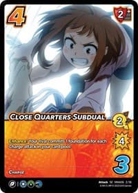 Close Quarters Subdual - UniVersus: My Hero Academia: Jet Burn - UniVersus card