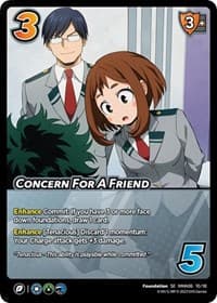 Concern For A Friend - UniVersus: My Hero Academia: Jet Burn - UniVersus card