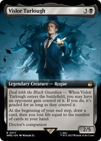 Vislor Turlough (Extended Art) - Universes Beyond: Doctor Who - Magic: The Gathering card