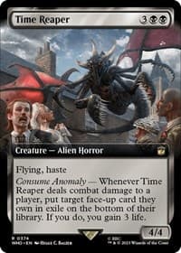 Time Reaper (Extended Art) - Universes Beyond: Doctor Who - Magic: The Gathering card