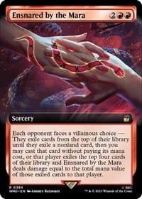 Ensnared by the Mara (Extended Art) - Universes Beyond: Doctor Who - Magic: The Gathering card