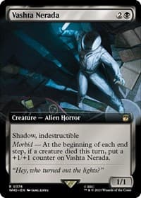 Vashta Nerada (Extended Art) - Universes Beyond: Doctor Who - Magic: The Gathering card
