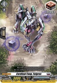 Cardinal Fang, Fulgrus - D-SS08: Stand Up Deckset "Orfist" - Cardfight Vanguard card