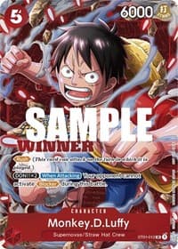 Monkey.D.Luffy (Winner Pack Vol. 5) - One Piece Promotion Cards - One Piece Card Game card