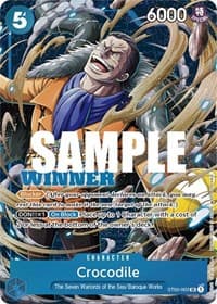 Crocodile (Winner Pack Vol. 5) - One Piece Promotion Cards - One Piece Card Game card