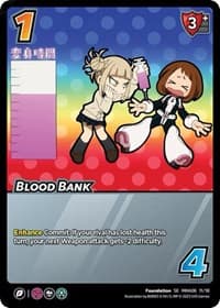 Blood Bank - UniVersus: My Hero Academia: Jet Burn - UniVersus card