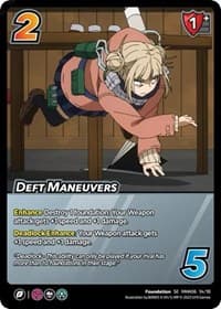 Deft Maneuvers - UniVersus: My Hero Academia: Jet Burn - UniVersus card