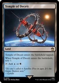 Temple of Deceit - Universes Beyond: Doctor Who - Magic: The Gathering card