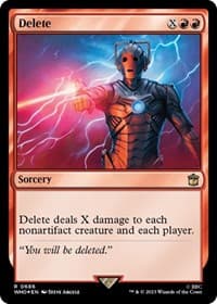 Delete (Surge Foil) - Universes Beyond: Doctor Who - Magic: The Gathering card