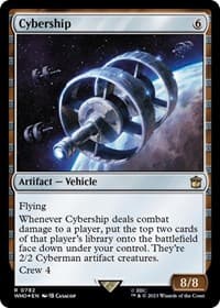 Cybership (Surge Foil) - Universes Beyond: Doctor Who - Magic: The Gathering card