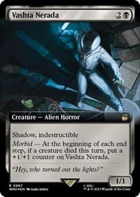 Vashta Nerada (Extended Art) (Surge Foil) - Universes Beyond: Doctor Who - Magic: The Gathering card