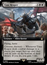 Time Reaper (Extended Art) (Surge Foil) - Universes Beyond: Doctor Who - Magic: The Gathering card
