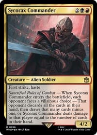 Sycorax Commander (Surge Foil) - Universes Beyond: Doctor Who - Magic: The Gathering card