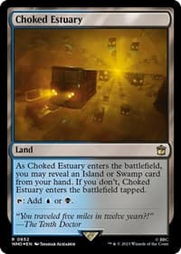 Choked Estuary (Surge Foil) - Universes Beyond: Doctor Who - Magic: The Gathering card