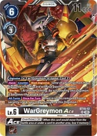 WarGreymon ACE - Starter Deck 15: Dragon of Courage - Digimon Card Game card