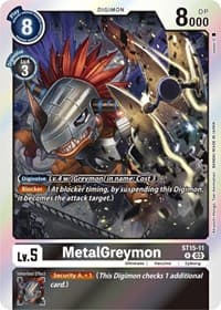 MetalGreymon - Starter Deck 15: Dragon of Courage - Digimon Card Game card