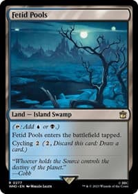 Fetid Pools - Universes Beyond: Doctor Who - Magic: The Gathering card