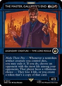 The Master, Gallifrey's End (Showcase) - Universes Beyond: Doctor Who - Magic: The Gathering card