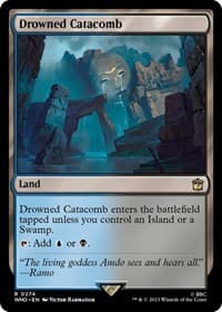 Drowned Catacomb - Universes Beyond: Doctor Who - Magic: The Gathering card