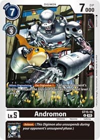 Andromon - Starter Deck 15: Dragon of Courage - Digimon Card Game card