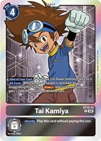 Tai Kamiya - Starter Deck 15: Dragon of Courage - Digimon Card Game card
