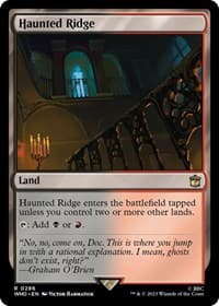 Haunted Ridge - Universes Beyond: Doctor Who - Magic: The Gathering card