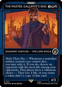 The Master, Gallifrey's End (Showcase) (Surge Foil) - Universes Beyond: Doctor Who - Magic: The Gathering card