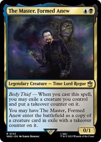 The Master, Formed Anew - Universes Beyond: Doctor Who - Magic: The Gathering card