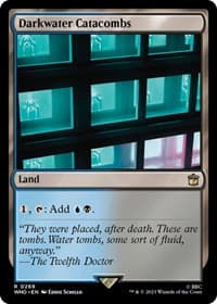 Darkwater Catacombs - Universes Beyond: Doctor Who - Magic: The Gathering card