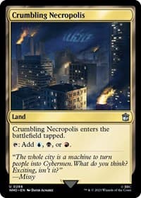 Crumbling Necropolis - Universes Beyond: Doctor Who - Magic: The Gathering card
