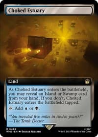 Choked Estuary (Extended Art) - Universes Beyond: Doctor Who - Magic: The Gathering card