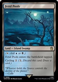 Fetid Pools (Surge Foil) - Universes Beyond: Doctor Who - Magic: The Gathering card