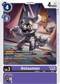 Gotsumon - Starter Deck 16: Wolf of Friendship - Digimon Card Game card